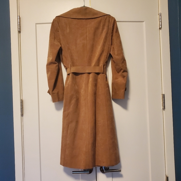 Vintage Herbert Levy Ultra Suede Trench Coat - Picture 9 of 9